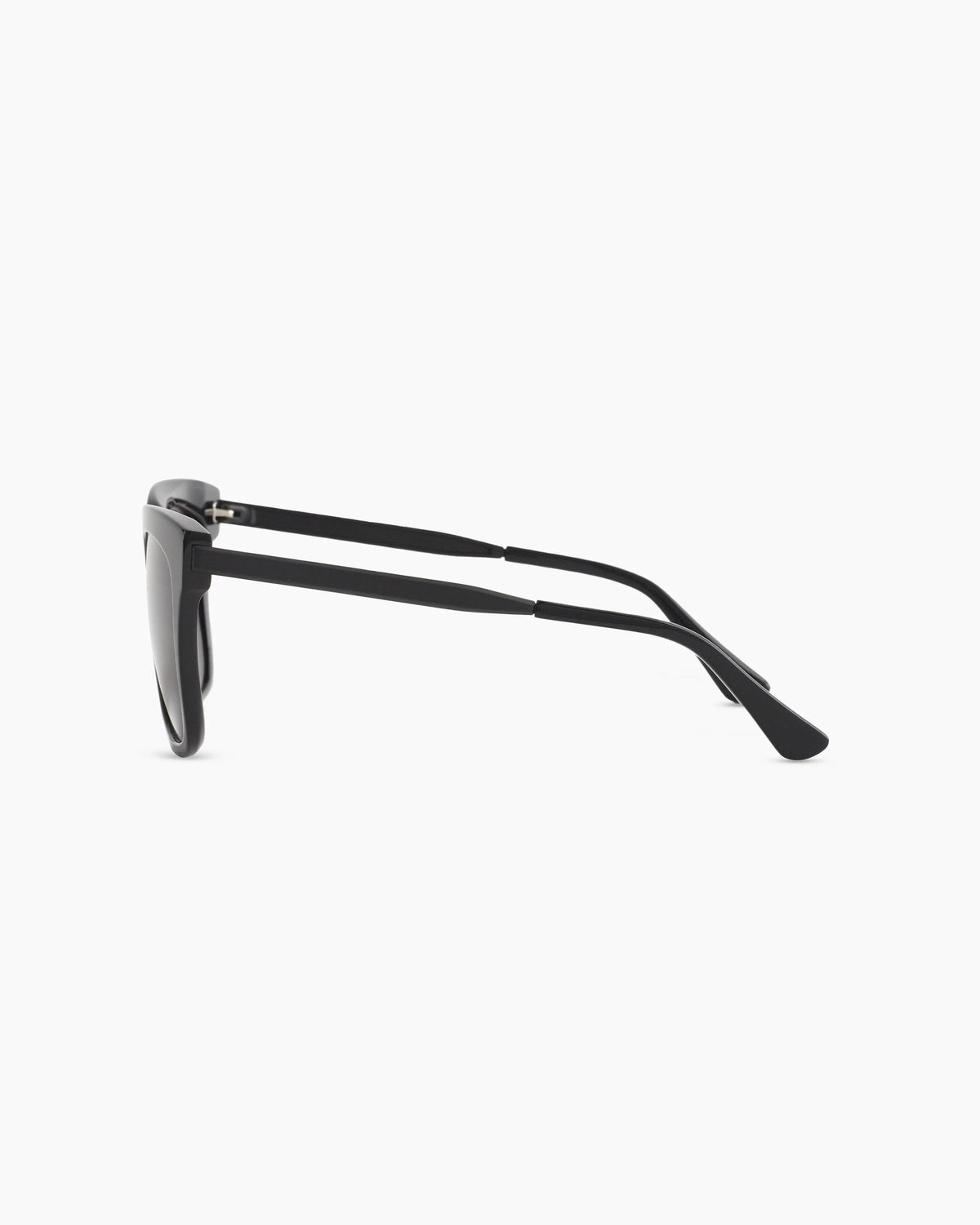 Luca Polarized Acetate Sunglasses - One Size / Black with Grey lens