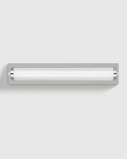 Ribbed Steel LED Vanity Sconce - 22" / Brass