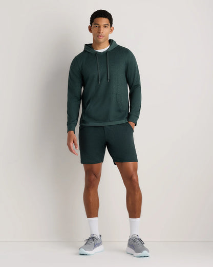 Flowknit Performance Hybrid Pullover Hoodie - S / Heather Green