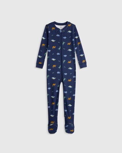 100% Organic Cotton Footie Pajama - 2T / Vehicles