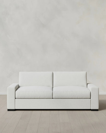Stillman Sleeper Sofa in Performance Basketweave - Queen / Flax