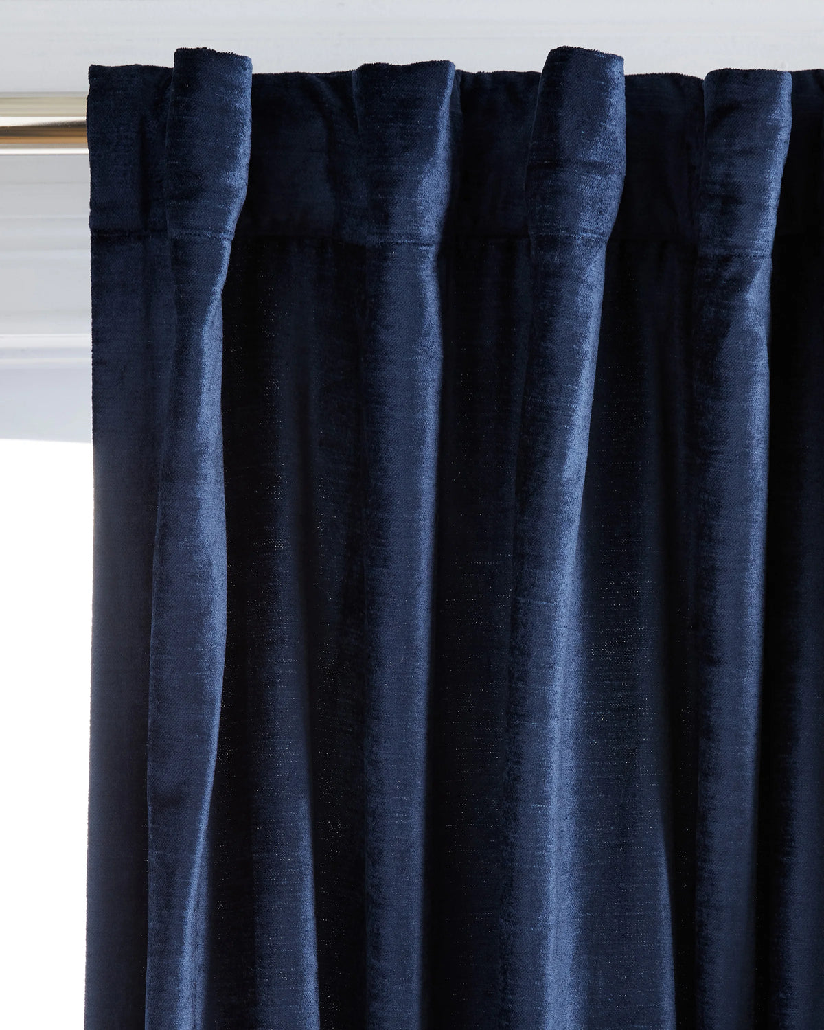 Luster Velvet Curtain - Single Panel - 48x84 / Champagne