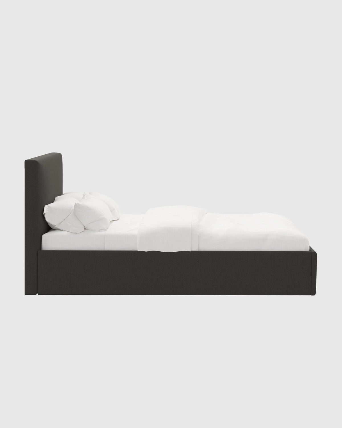 100% Linen Square Bed - Full / Canvas