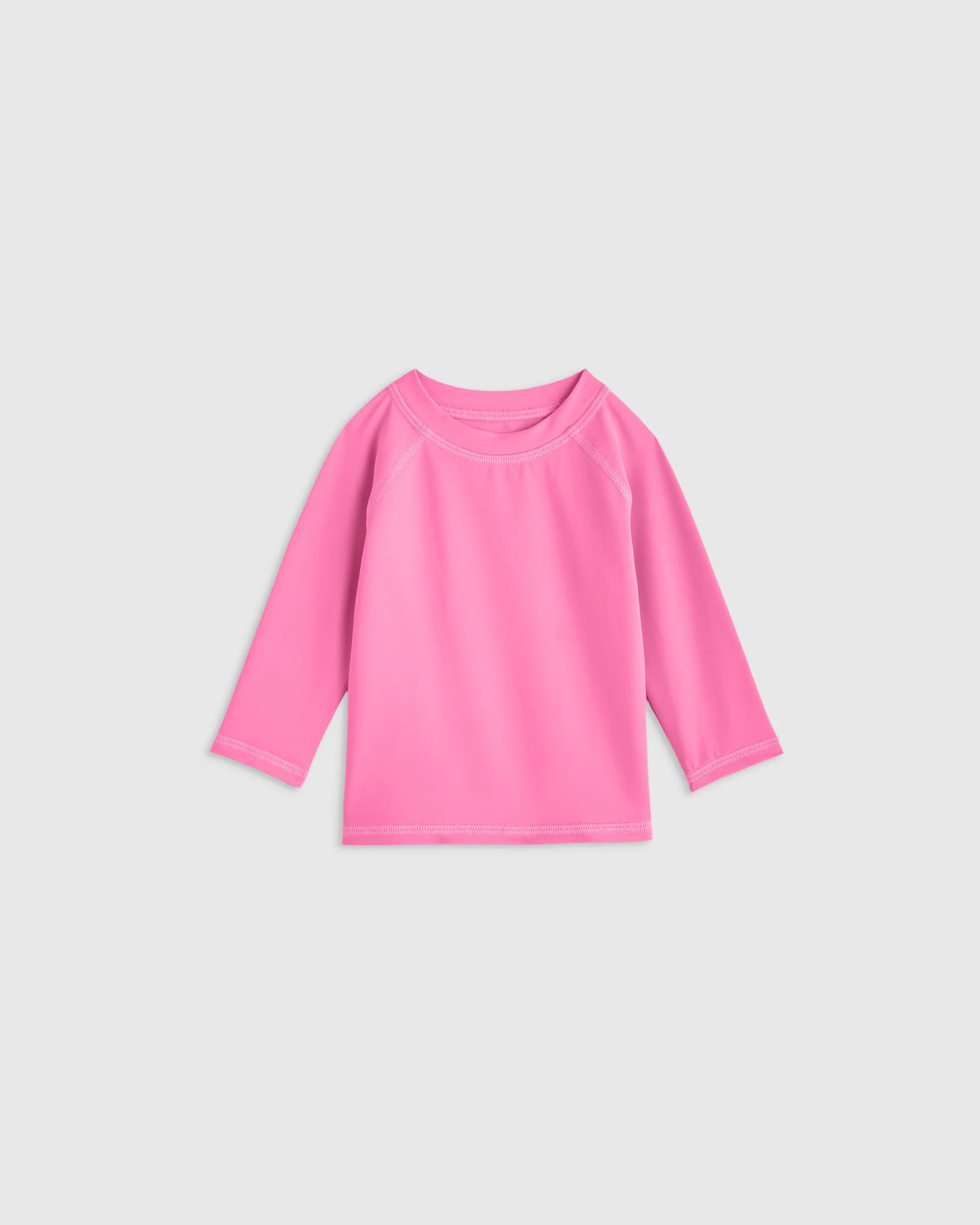 Long Sleeve Raglan Rash Guard - 6-9M / Island Aqua