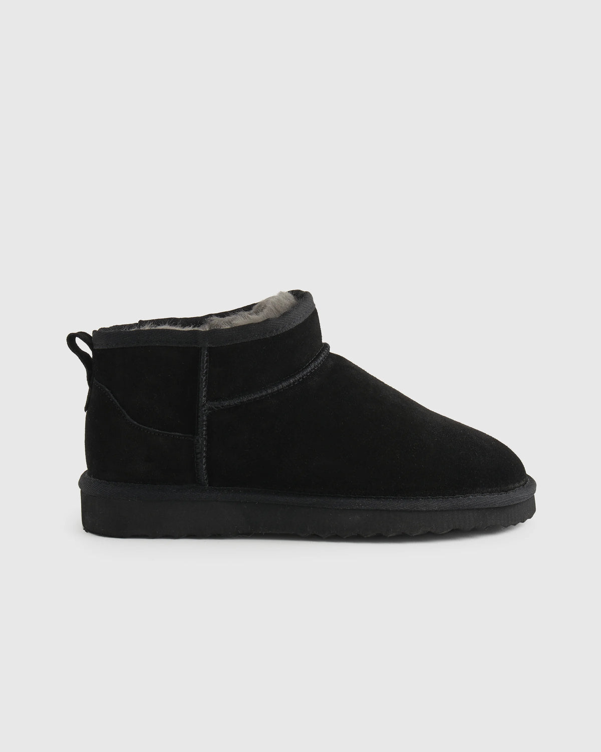 Australian Shearling Mini Boot - 6 / Black