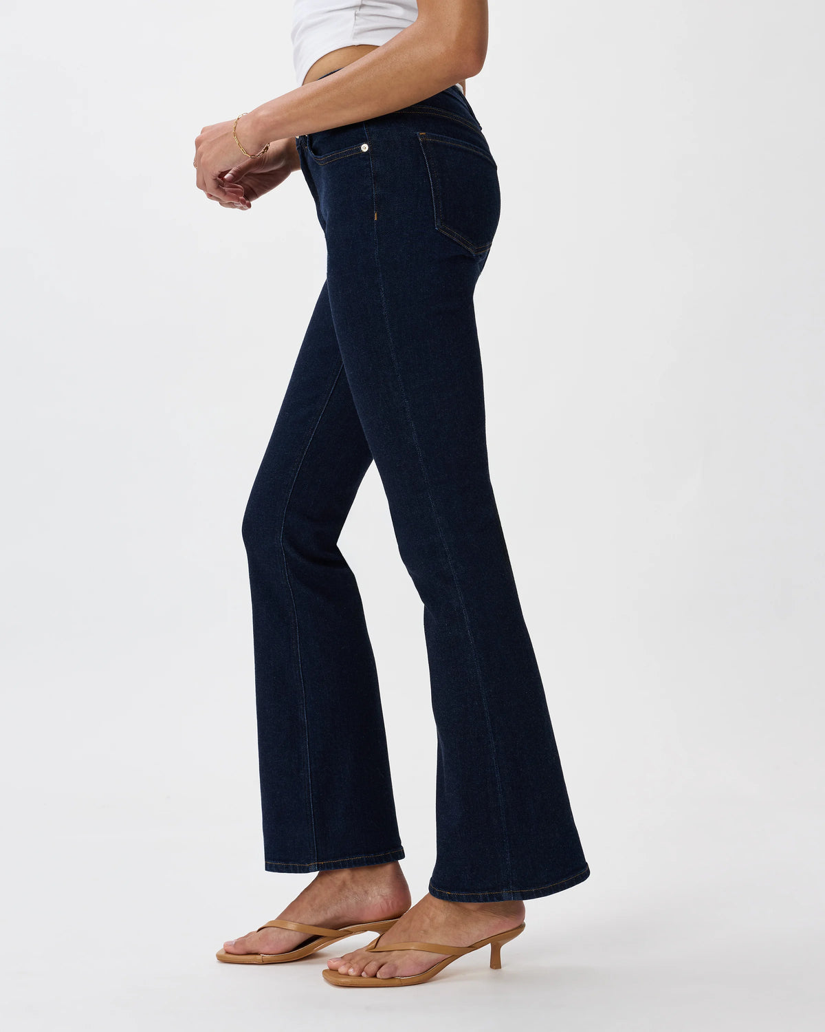 Luna Stretch Flare Jeans - 24 / Black