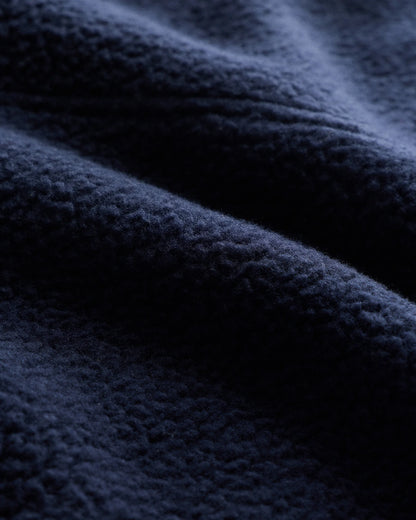 Sherpa Half-Zip Jacket - XS / Deep Navy/Spa Blue