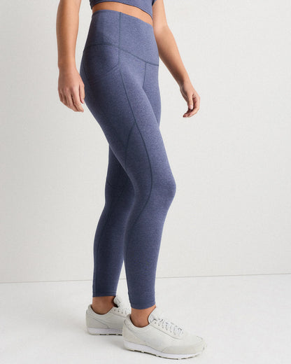 Ultra-Soft High-Rise Pocket Legging - XS / Heather Espresso