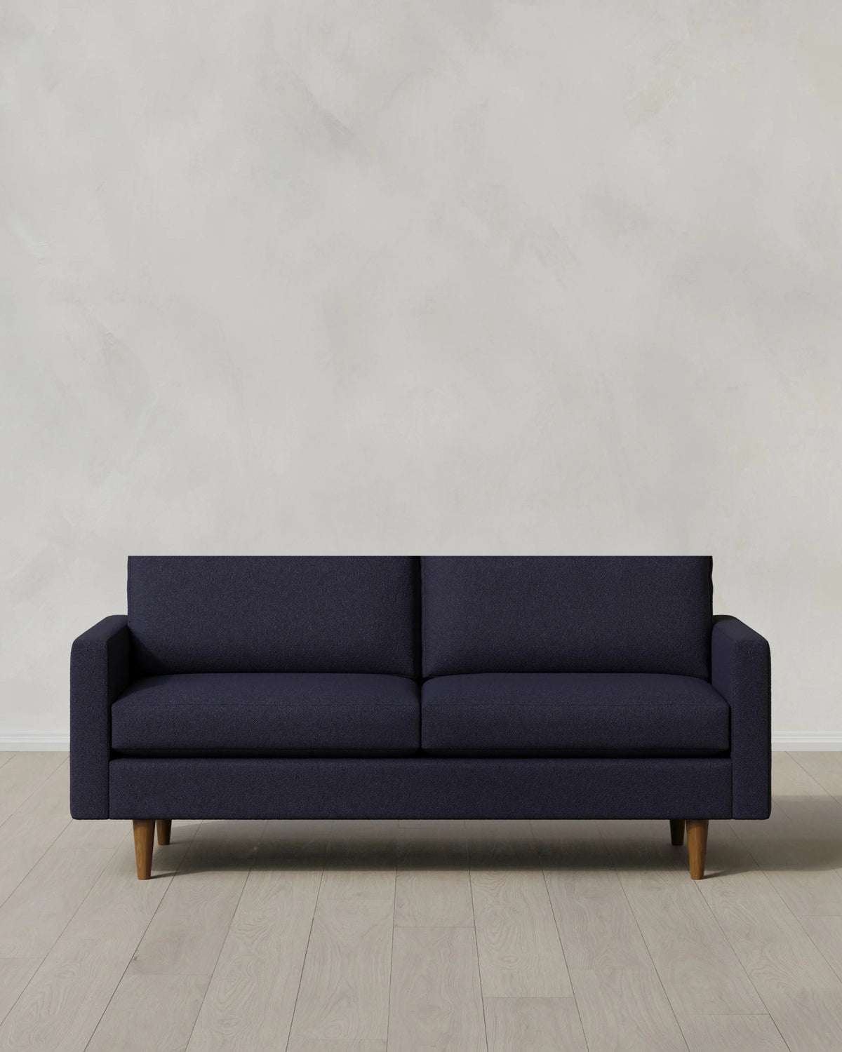 Atlas Midcentury Sofa in Performance Basketweave - 6ft / Navy