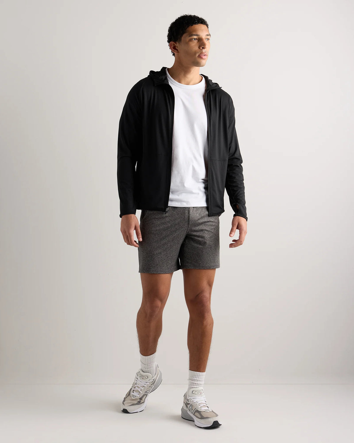 Flowknit Performance Zip Hoodie - S / Heather Grey