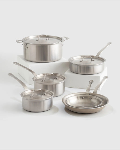 5-Ply Stainless Steel 10 Piece Cookware Set - One Size / No Color