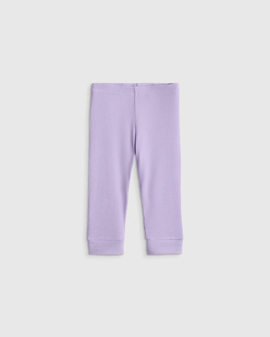Softest Rib Leggings - 0-3M / Violet Mist
