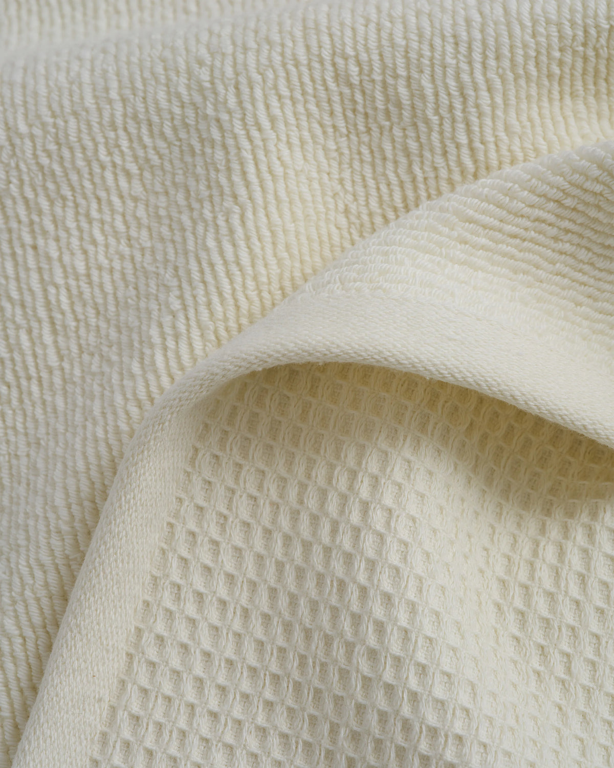 Turkish Waffle Terry Bath Towel Bundle - One Size / White
