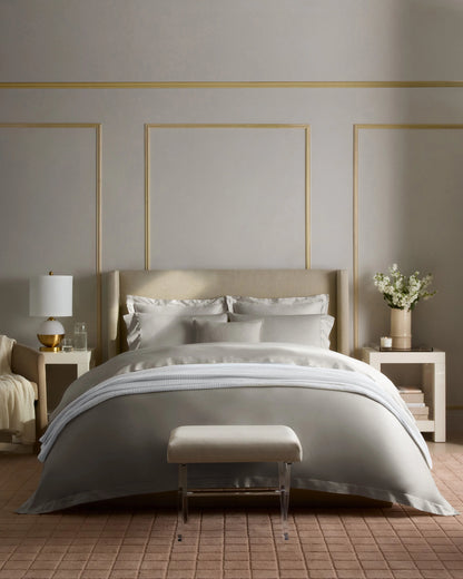 Signature Giza Cotton Sateen Deluxe Bedding Bundle - Twin / Dried Sage