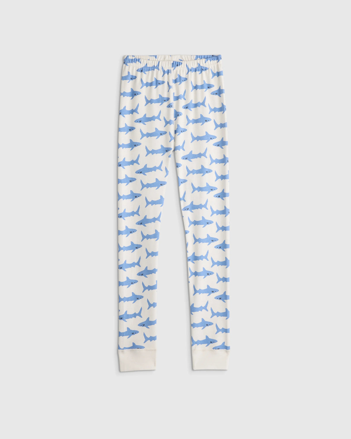 100% Organic Cotton Long Sleeve and Pant Pajama Set - 6 / Navy Stripe