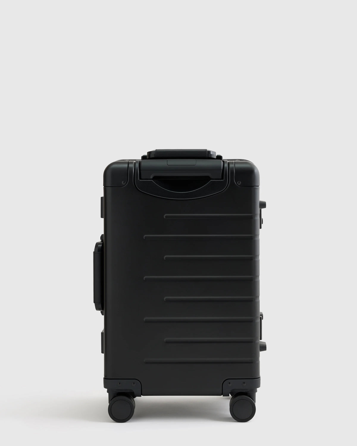 Aluminum Carry-On Suitcase - One Size / Black