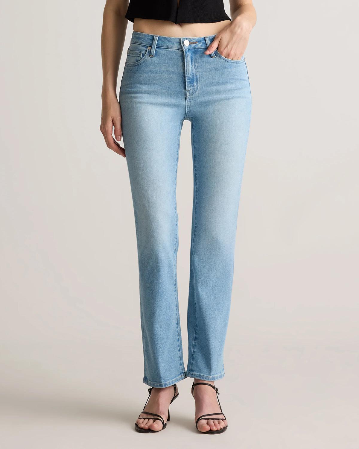 Bella Stretch Straight Jeans - 24 / Midnight Blue