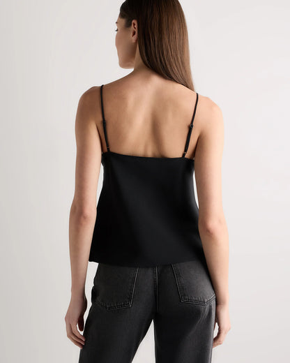 Matte V-Neck Cami - XS / Porcelain Ivory