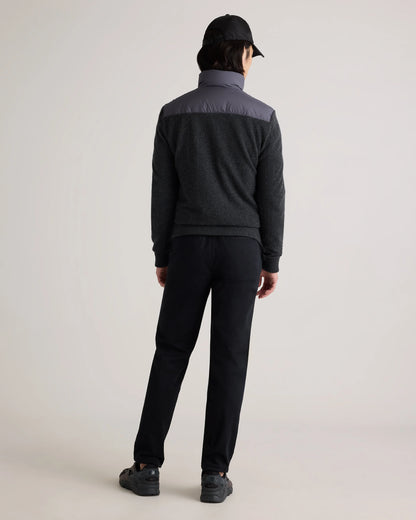 Mixed Media Down and Cashmere Jacket - S / Black