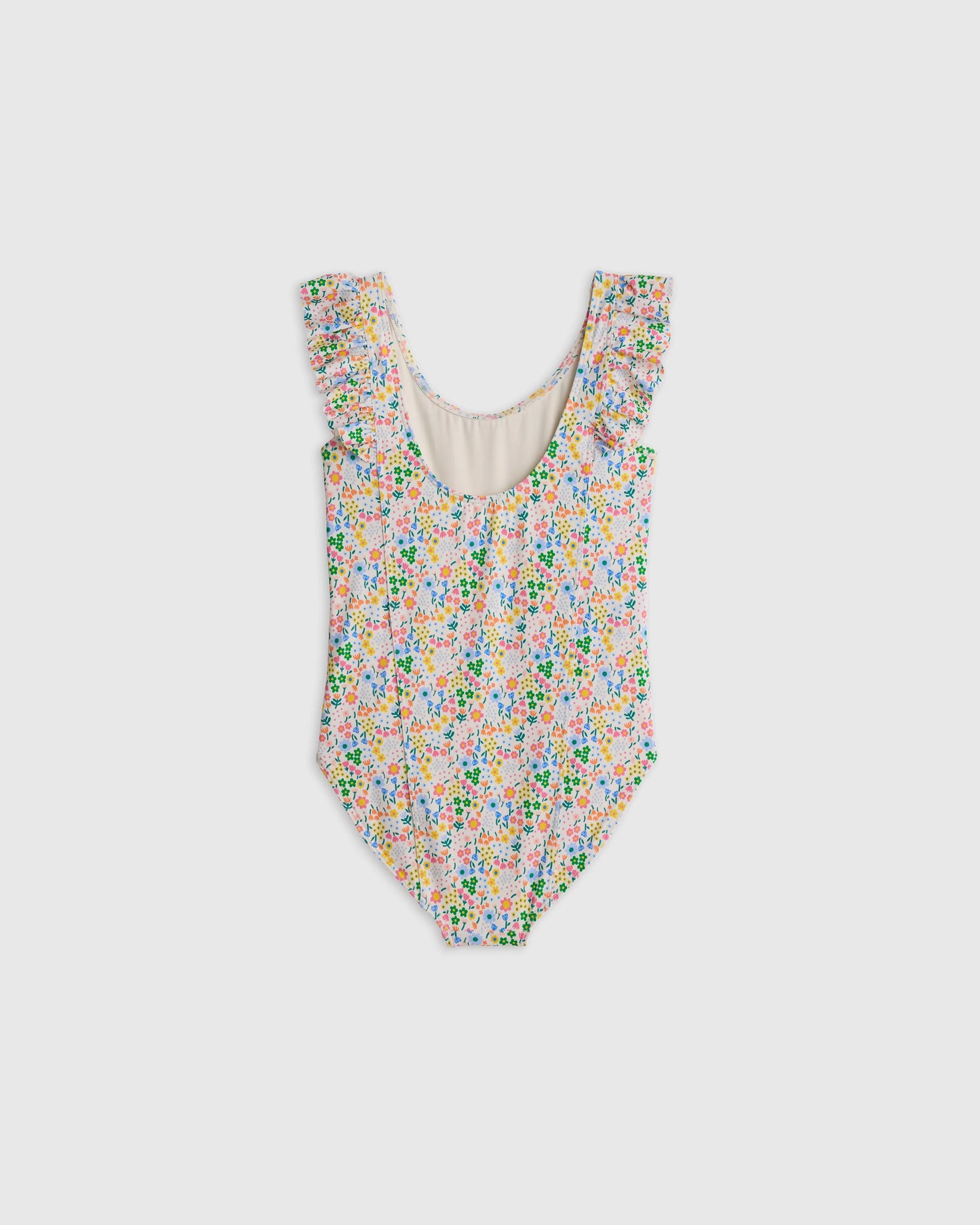 Ruffle One Piece Swimsuit - 6 / Soft Ditsy Floral