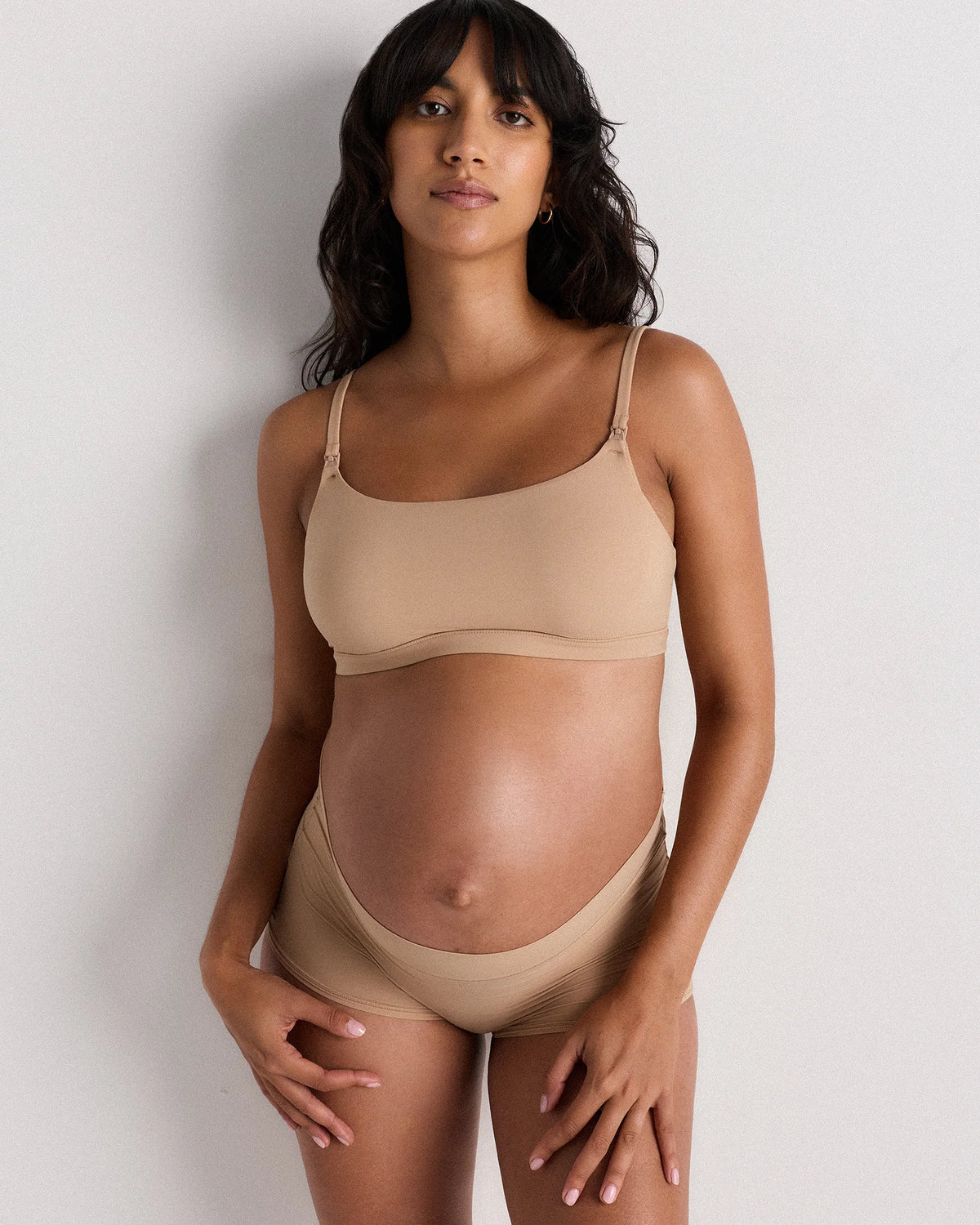 Second Skin Nursing Scoop Bralette (2-pack) - XS / Black