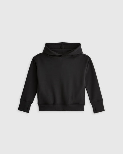 Girls SuperSoft Fleece Crop Pullover Hoodie - 2T / Off-White