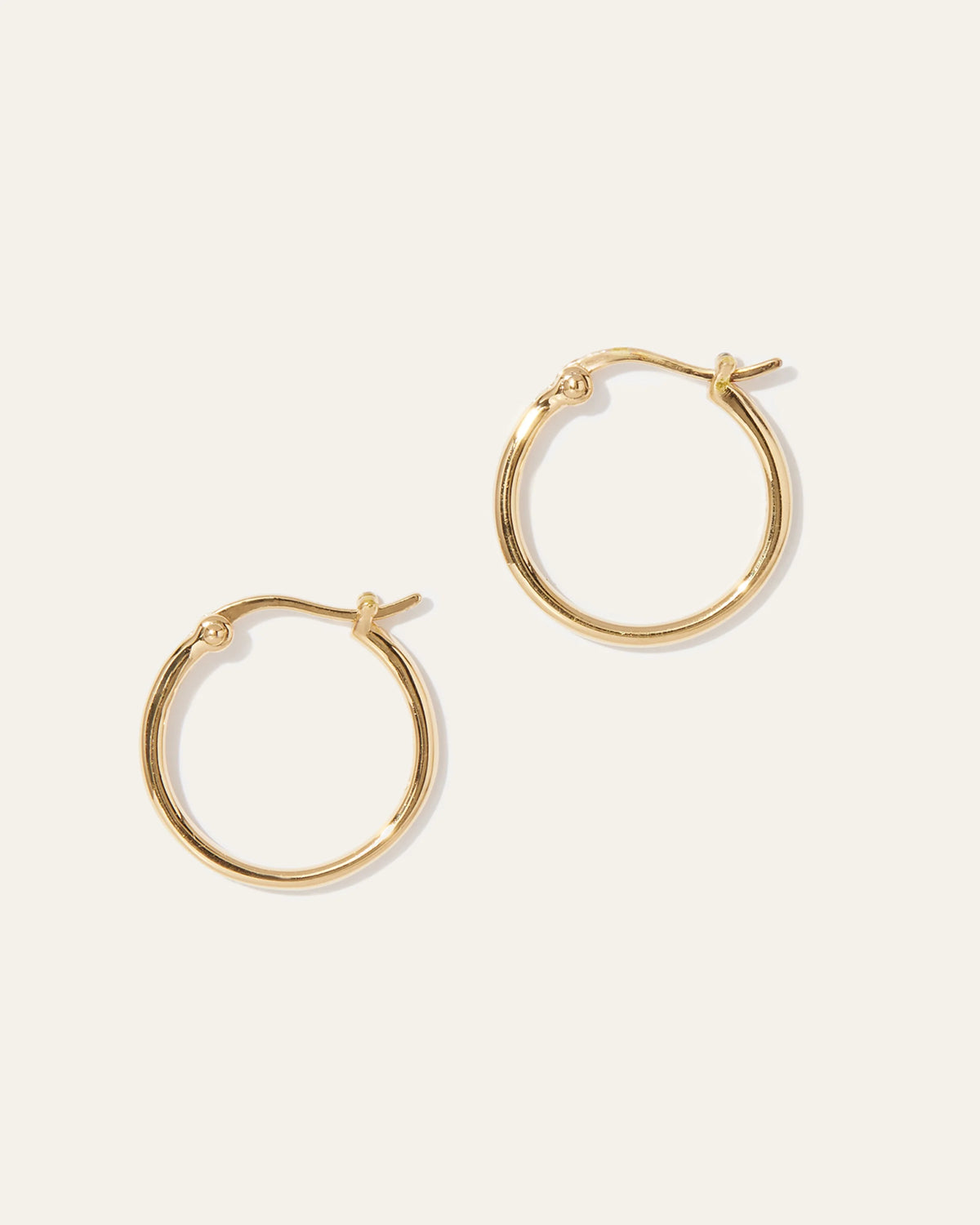 Midi Hoops - One Size / Gold Vermeil
