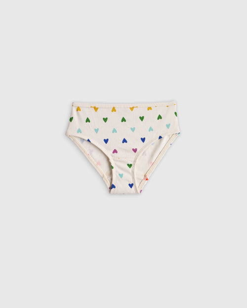 Girls 100% Organic Cotton Brief 7-Pack - 6 / Girl Multi Pack