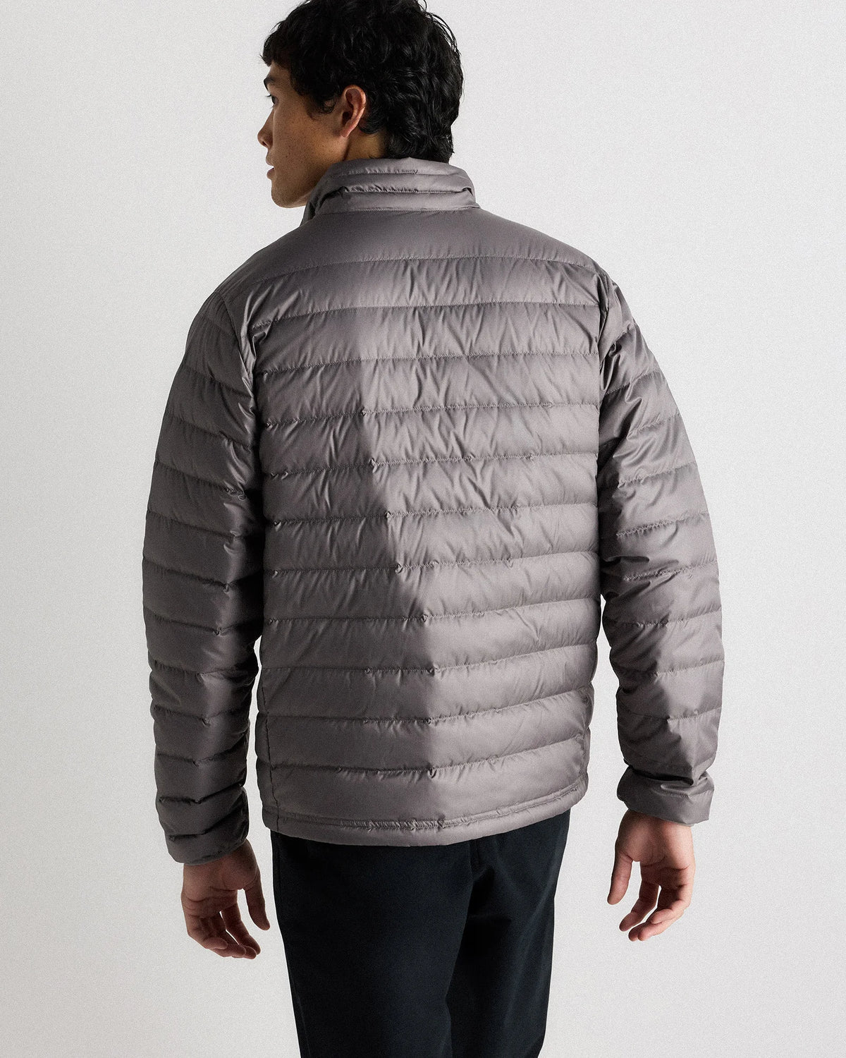 Lightweight Down Packable Puffer Jacket - XS / Overcast Grey