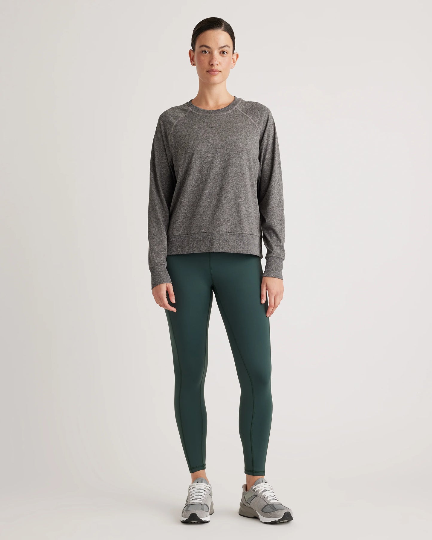 Flowknit Pullover Crew - XS / Heather Deep Navy