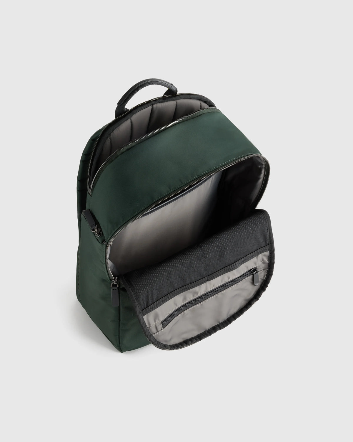 Voyage Nylon Slim Travel Backpack - One Size / Dark Green