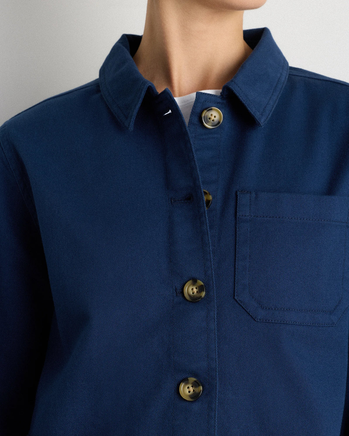 Organic Comfort Stretch Chore Jacket - XS / Vanilla