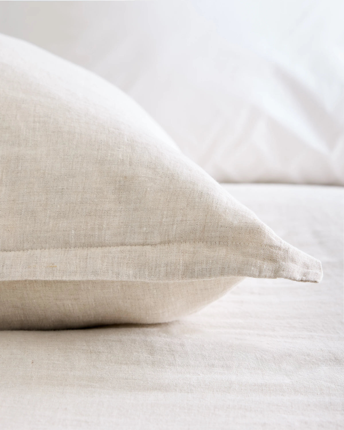 European Linen Chambray Euro Sham - Euro / Natural