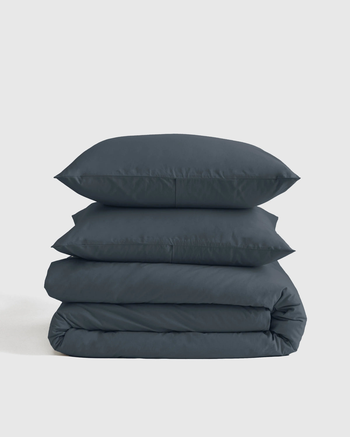 Organic Brushed Cotton Duvet Cover Set - Twin / Toffee