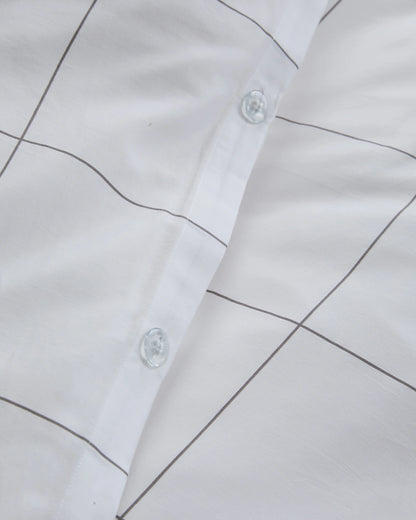 Luxury Organic Sateen Duvet Cover Set - Twin / Ivory