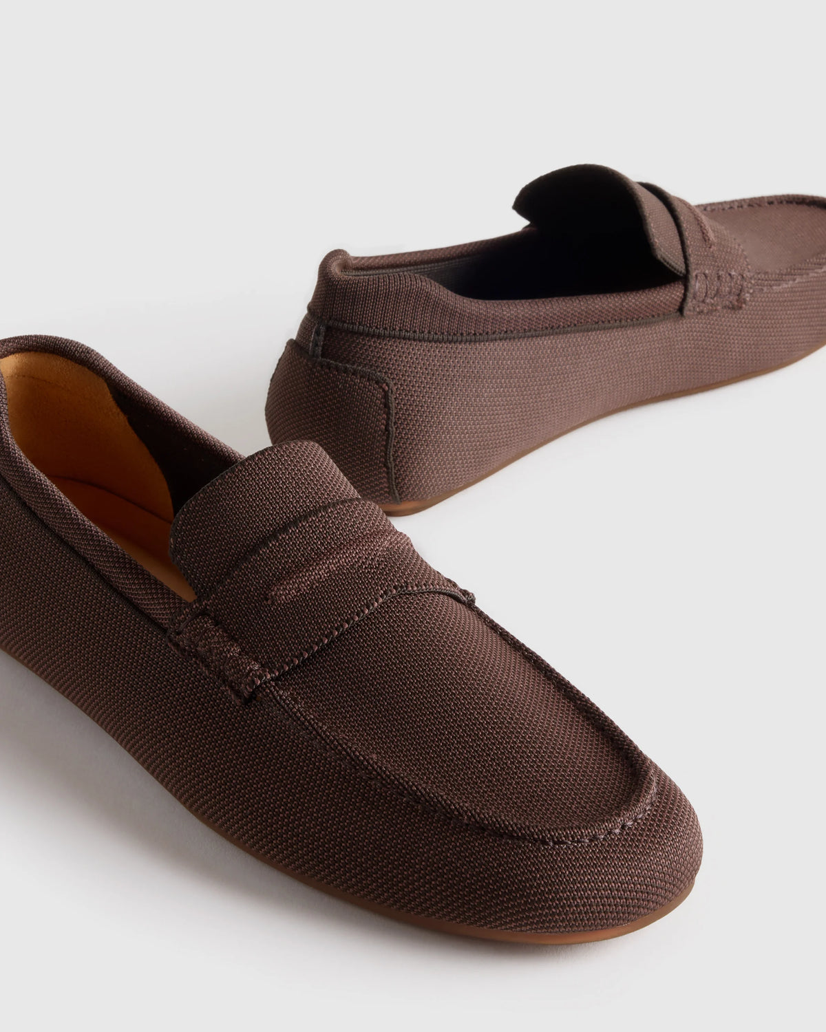 Recycled Knit Driving Loafer - 7 / Wheat
