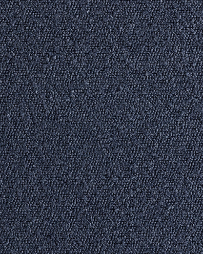 Sierra Curved Arm Accent Chair in Performance Boucle - One Size / Indigo
