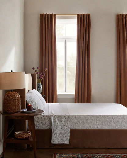 Organic Crisp Percale Sheet Set - Twin / White