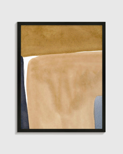 Suspension in Umber by Julia Balfour - 21.25"x26.25" / Oak