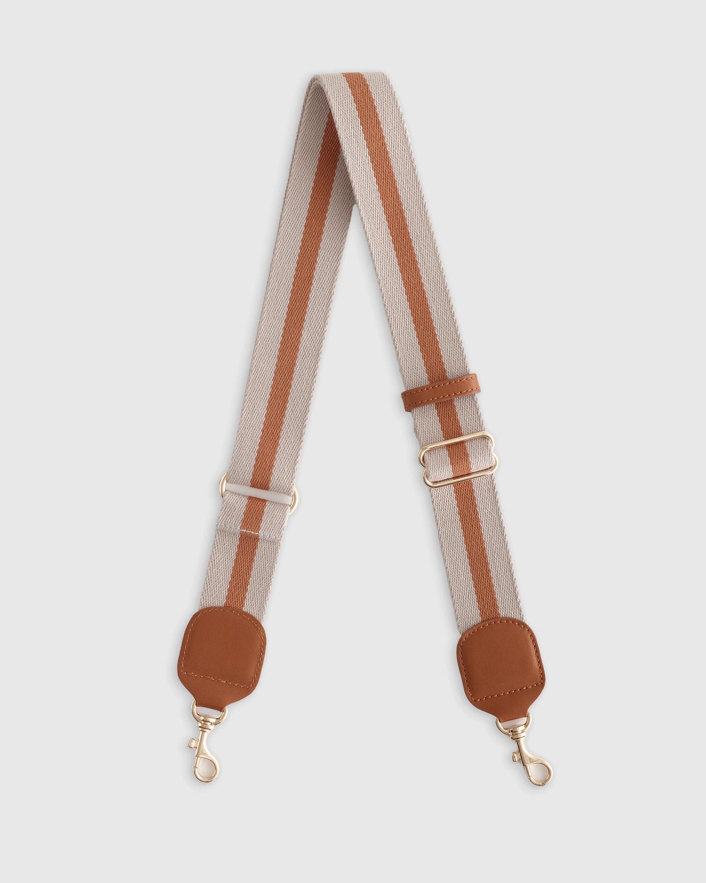 Organic Cotton Adjustable Webbing Strap - One Size / Black/Natural