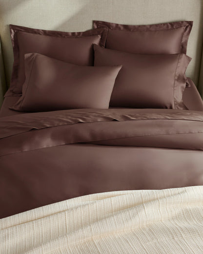 Signature Giza Cotton Sateen Euro Sham - Euro / Mineral