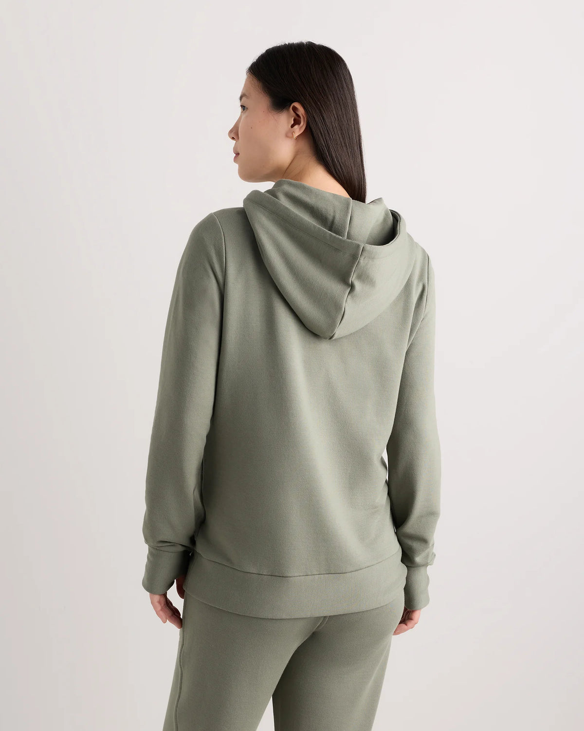 SuperSoft Fleece Maternity & Nursing Hoodie - XS / Off-White