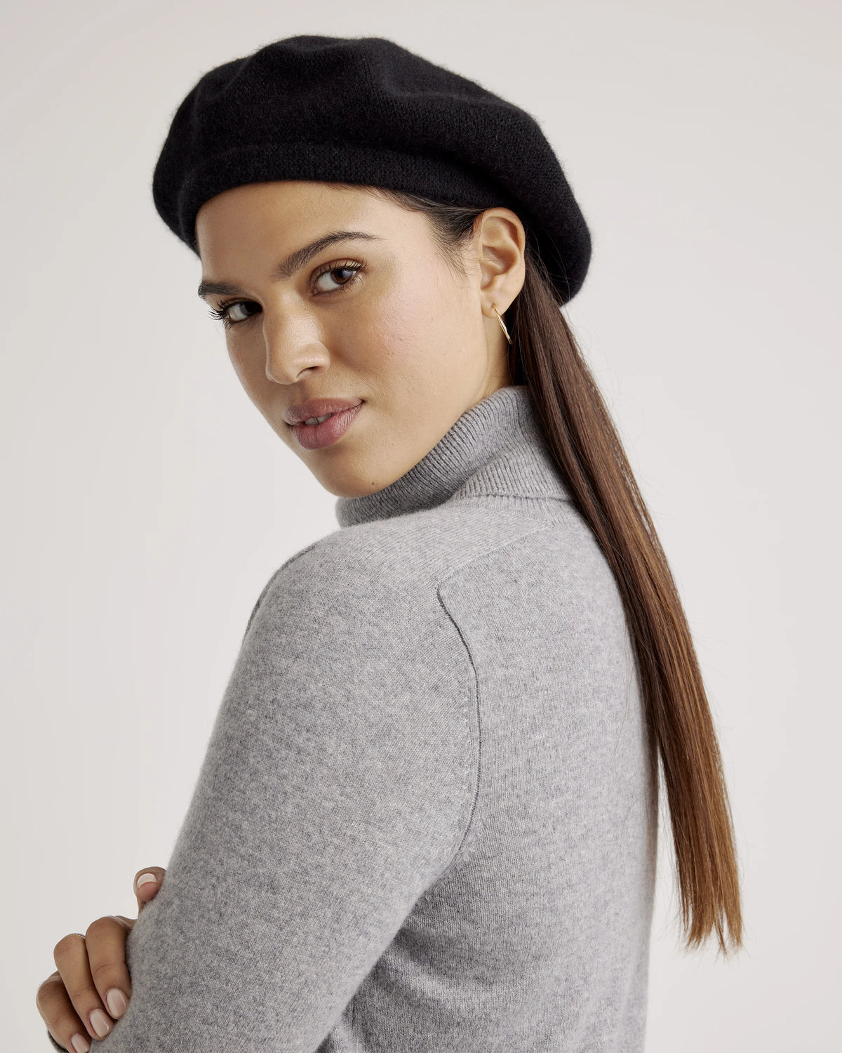 Mongolian Cashmere Beret - One Size / Varsity Red