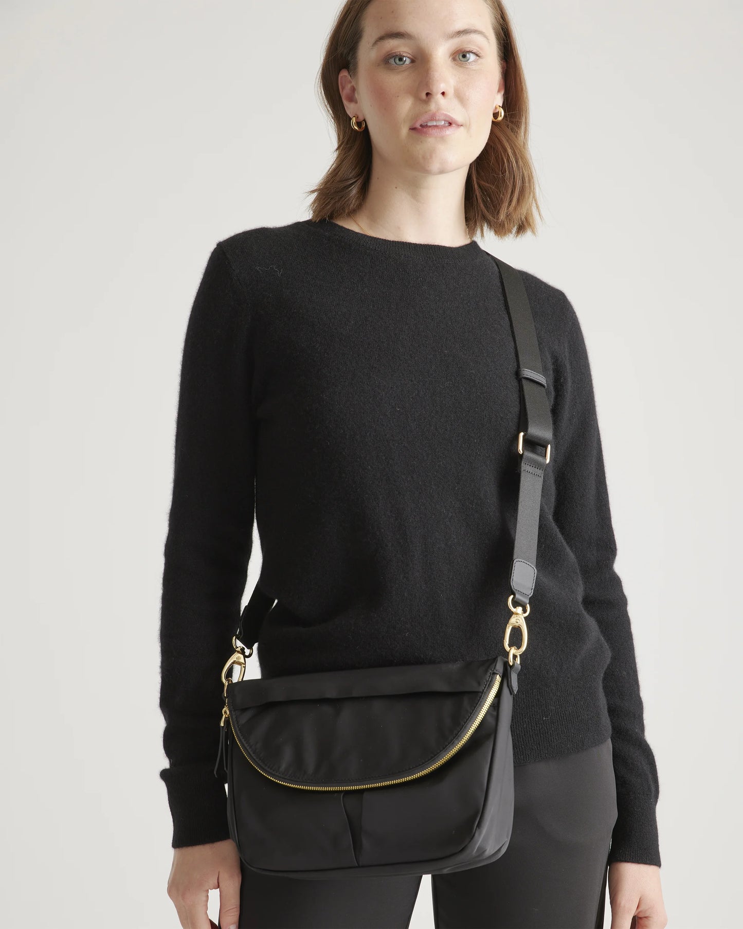 Revive Nylon Foldover Crossbody - One Size / Olive