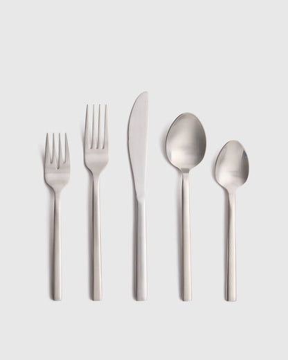 Arezzo 20 Piece Flatware Set - One Size / Polished Stainless Steel