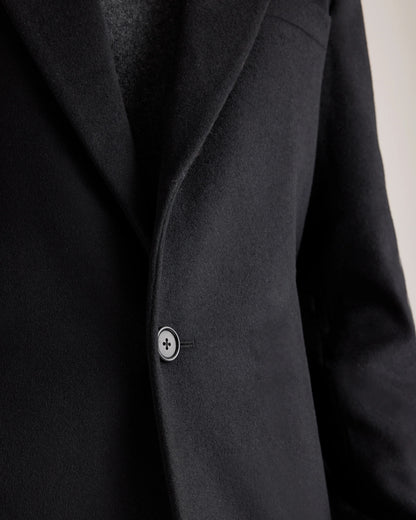 Italian Wool Belted Overcoat - S / Caramel