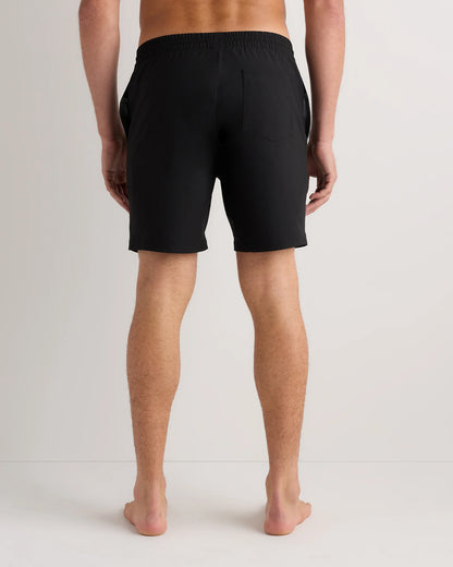 Seersucker Swim Trunks - 7" - S / Navy Seersucker