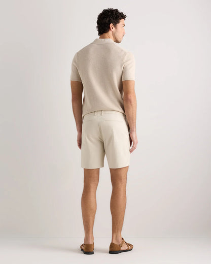 Organic Cotton Classic Stretch Chino Shorts - 7" - 30 / Stone