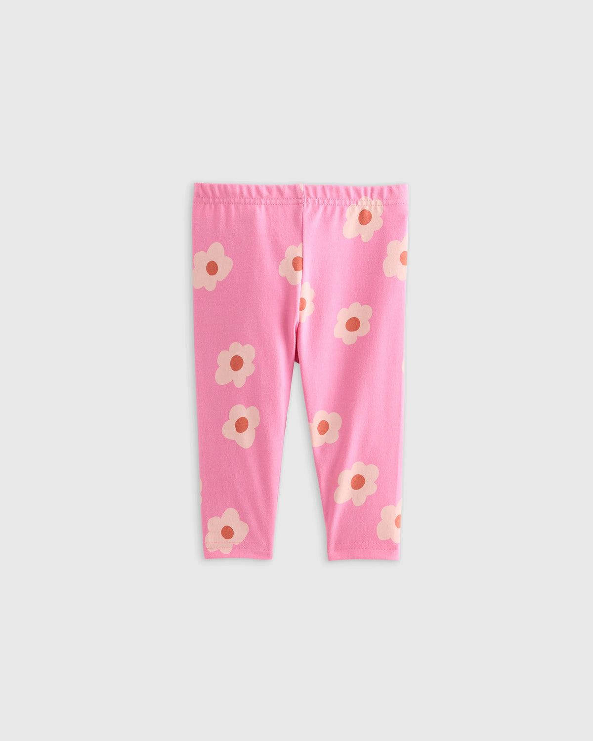 Organic Cotton Leggings - 12-18M / Bright Blush