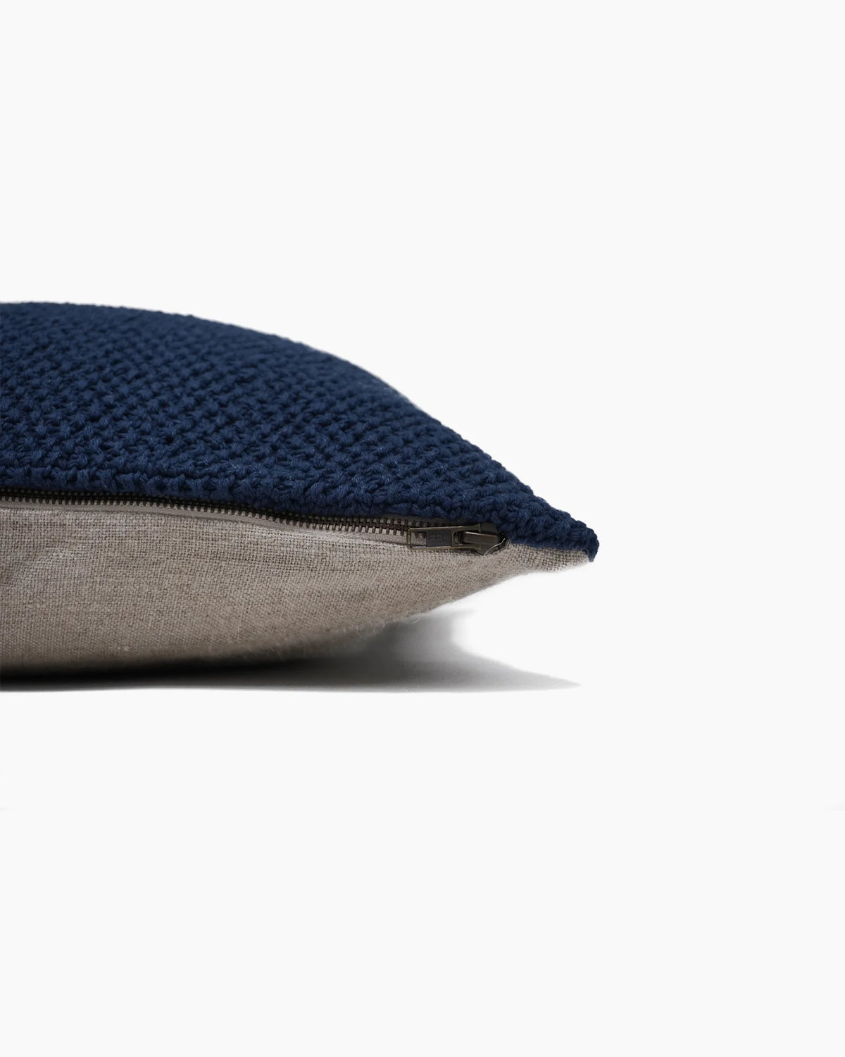 Textured Cotton Pillow Cover - Individual / Indigo